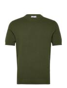 Cotton Fine-Knit T-Shirt Green Mango