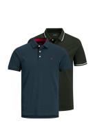 Jjepaulos Polo Ss 2Pk Mp Noos Navy Jack & J S