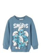 Nmmfred Smurfs Nreg Sweat Unb Bfu Blue Name It