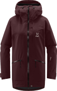 Women's Lumi Insulated Parka Burgundy Brown