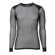 Brynje Unisex Wool Thermo Shirt with Inlay Black