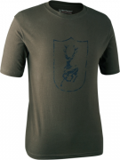 Deerhunter Men's Logo T-Shirt Bark Green
