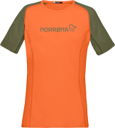 Women's Fjørå equaliser lightweight T-Shirt Orange Alert