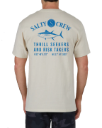 Salty Crew Blue Markets Premium Ss Tee Bone