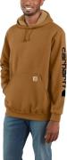 Carhartt Men's Sleeve Logo Hooded Sweatshirt Carhartt® Brown