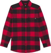 Dickies Men's Performance Heavy Flannel Check Shirt Red/Black