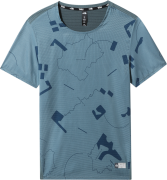 The North Face Men's Printed Sunriser Short Sleeve Shirt Goblin Blue T...