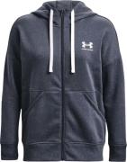 Under Armour Women's Rival Fleece FZ Hoodie Downpour Gray