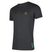 La Sportiva Men's Climbing On The Moon T-Shirt Carbon/Giallo