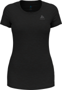 Odlo Women's BL Top Crew Neck S/S Natural Performance Black