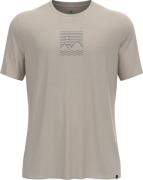 Odlo Men's Ascent Sun Sea Mountains T-Shirt Silver Cloud Melange