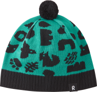 Reima Kids' Beanie Kuviot Dark Aqua