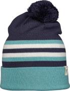 Kids' Reindeer Knitted Beanie Navy