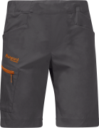 Kids' Lilletind Shorts Soliddarkgrey/Cloudberryyellow