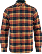 Fjällräven Men's Singi Heavy Flannel Shirt Autumn Leaf-Dark Navy