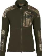 Pinewood Women's Småland Hunters Camou Fleece Jacket H.Brown/Strata