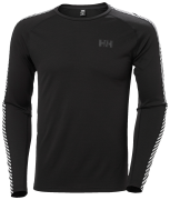 Helly Hansen Men's Lifa Active Stripe Crew Black