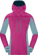 Norrøna Women's Trollveggen Powerstretch Pro Zip Hood Festival Fuchsia