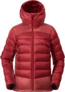 Bergans Women's Vaagaa Allround Down Jacket Rusty Dust/Crimson Red