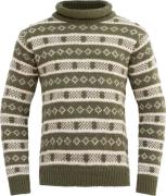 Devold Unisex Alnes Wool Roll Neck Olive/offwhite