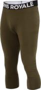 Mons Royale Men's Cascade Merino Flex 200 3/4 Legging Dark Olive