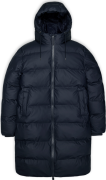 Rains Unisex Alta Long Puffer Jacket Navy