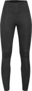 Röhnisch Women's Logo Effect High Waist Tights Black Logo Emboss