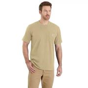 Carhartt Men's K87 Pocket Short Sleeve T-Shirt Beach Heather