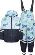 Didriksons Kids' Waterman Printed Set 10 Ocean Multi Blue