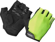 Gripgrab Ride Padded Short Finger Summer Gloves Yellow Hi-vis