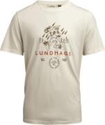 Lundhags Men's Järpen Printed T-Shirt Chalk White
