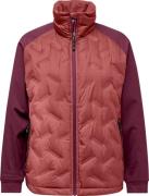 Pinewood Women's Abisko Insulation Hybrid Jacket Brickpink/burgundy