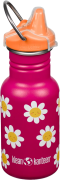 Klean Kanteen Kids' Classic Narrow 355ml (W/ Kid Sippy) Happy Flowers