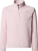 The North Face Teens' Glacier 1/4 Zip Pullover Pale Blossom