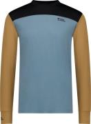 Mons Royale Men's Yotei Merino Long Sleeve Goblin Blue/Toffee/Black