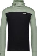 Mons Royale Men's Yotei Merino Powder Hood Long Sleeve Willow/Black