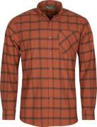 Pinewood Men's Värnamo Flannel Shirt Terracotta/Suedebr