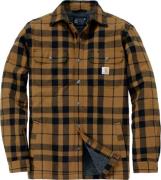 Carhartt Men's Flannel Sherpa-Lined Shirt Jacket Carhartt® Brown