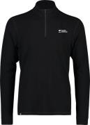 Mons Royale Men's Cascade Merino Base Layer 1/4 Zip Long Sleeve Black