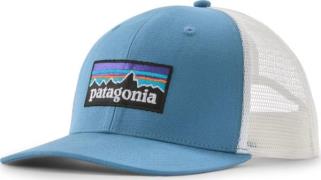 Patagonia P-6 Logo Trucker Hat Shore Blue