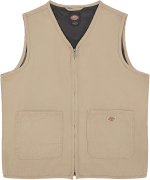 Dickies Men's Canvas Summer Vest Desert Sand