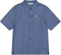 Mons Royale Men's At Merino Short Sleeve Shirt Horizon Blue