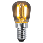 E14 Päronlampa rökfärgad LED 1W (Smoke)