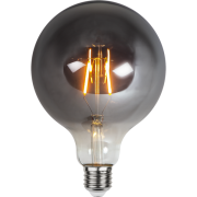 E27 Globlampa 125mm Rökfärgad LED 1,8W (Smoke)