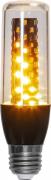 LED-lampa E27 T40 Flame (Svart)