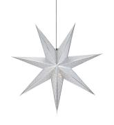 Glitter stjärna 45cm (Silver)