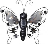 Butterfly solcellsdekoration (Svart)