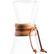 Chemex Classic 3 koppar Träring och Skinnsnöre