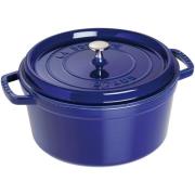 Staub Rund Gryta 28 cm 6,7 liter Blå