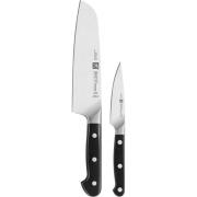 Zwilling Pro Knivset 2 delar, Skal+Santoku